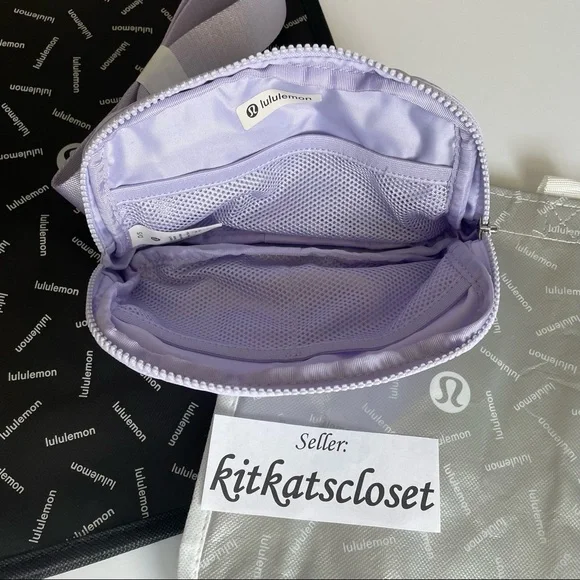 🆕 NWT EXTENDED STRAP lululemon everywhere belt bag - lavender fog - Picture 11 of 14